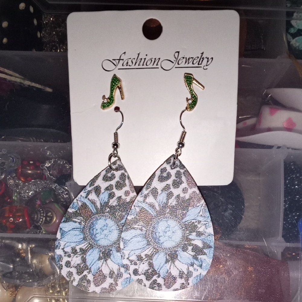 Floral Teardrop Earrings